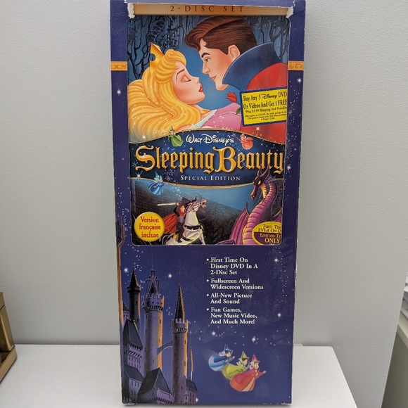 Disney Sleep Beauty 2-Disc Special Edition French Included Box Set - Picture 1 of 2